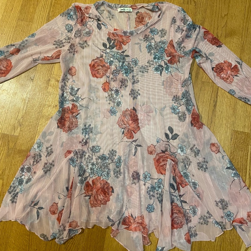 Sheer tunic
